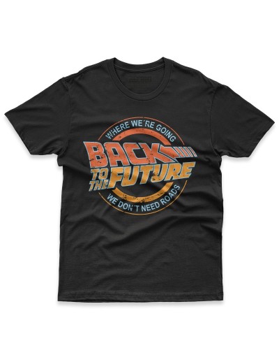 CAMISETA BACK TO THE FUTURE LOGO