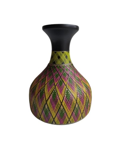 Jarrón tejido 12 cm