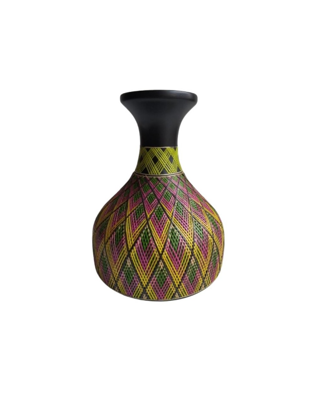 Jarrón tejido 12 cm