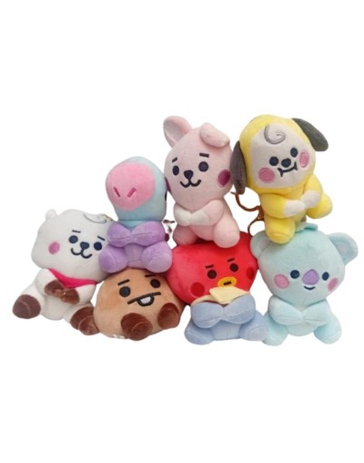 LLAVEROS PELUCHE BT21