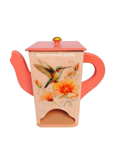 Dispensador colibrí salmon