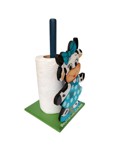 Porta rollo papel cocina vaca
