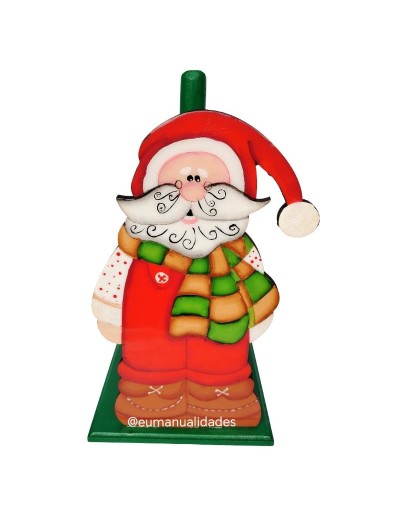 Porta rollo papel cocina santa claus
