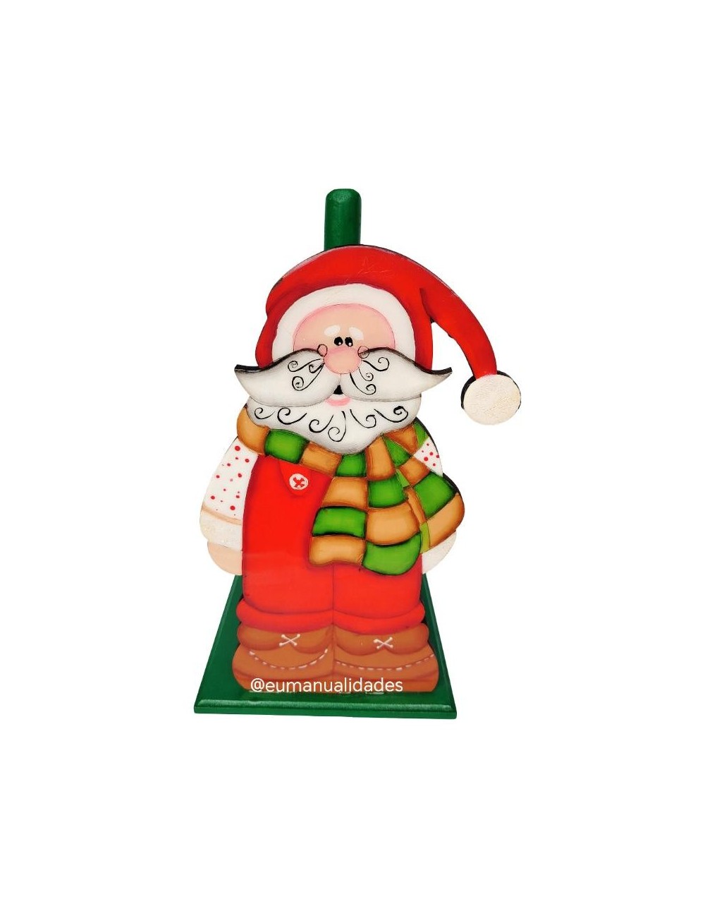 Porta rollo papel cocina santa claus