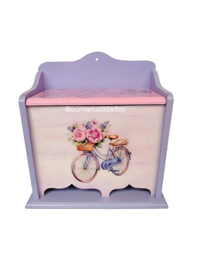Dispensador bici rosada pequeña