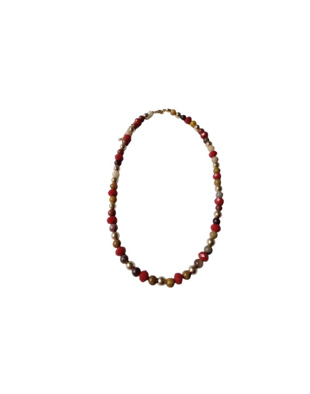 Collar Lirio rojo