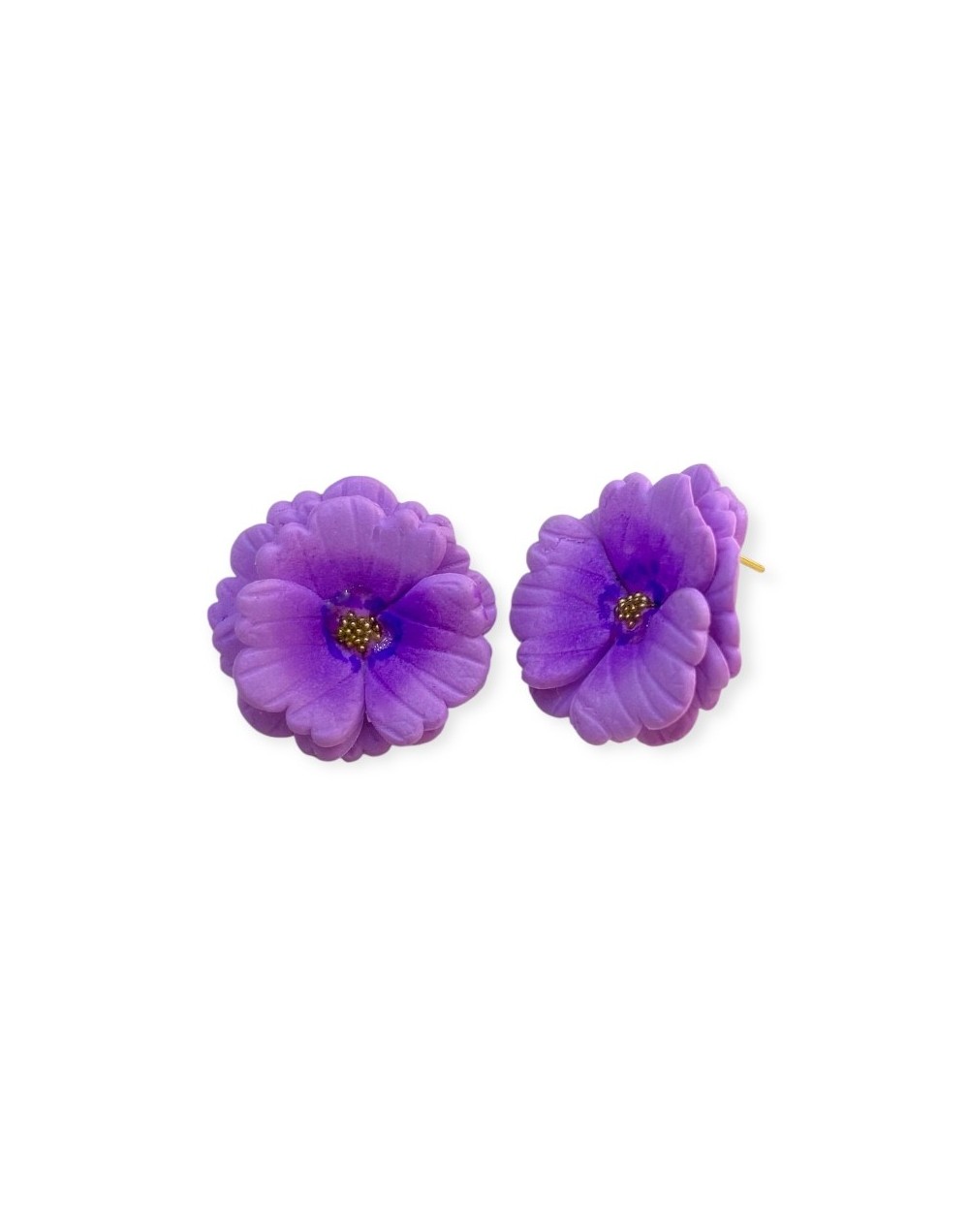 Aretes MI DOLÇA - Flor morada