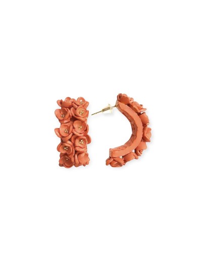 Aretes MI DOLÇA - Tipo argolla floral