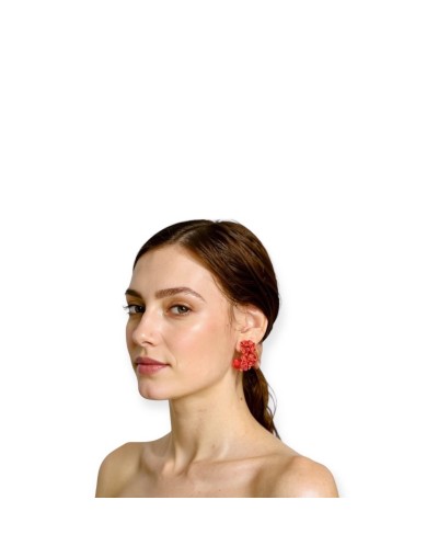 Aretes MI DOLÇA - Tipo argolla floral
