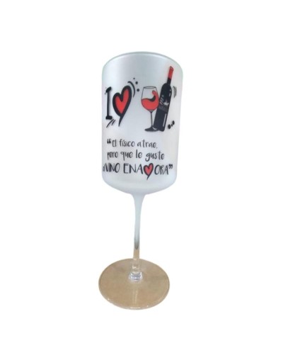 Copa de vino personalizada
