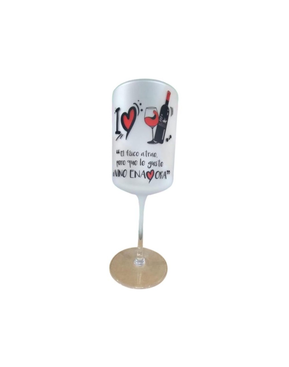 Copa de vino personalizada