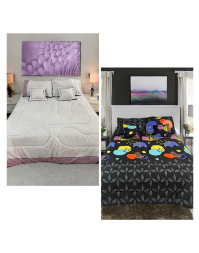 Cubrelecho doble diseño