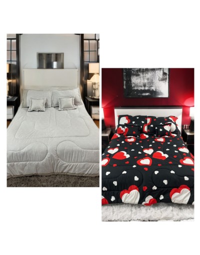 Cubrelecho doble diseño