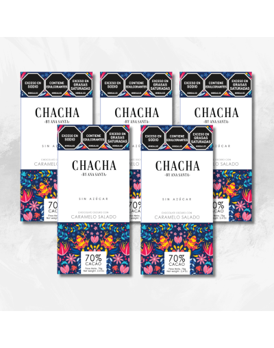 Chocolate Caramelo Salado - 70% cacao