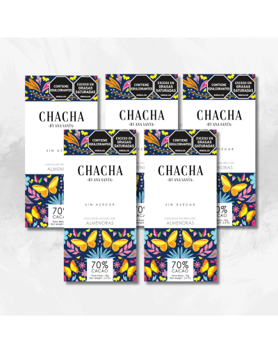 Chocolate con Almendras - 70% cacao