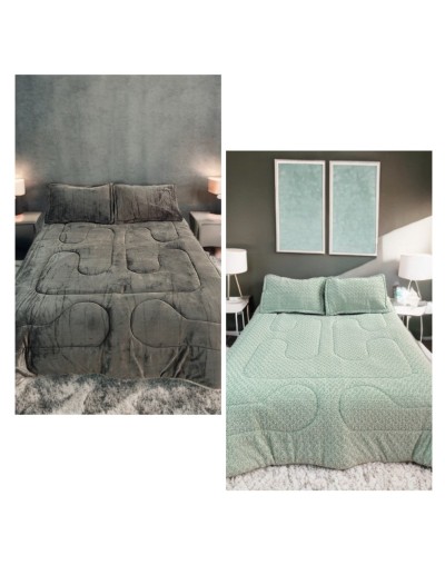 Cubrelecho peluche remolino