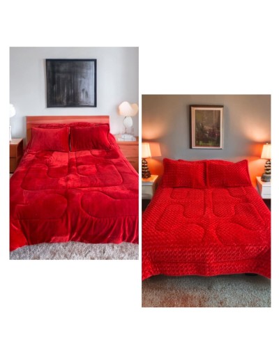 Cubrelecho peluche remolino