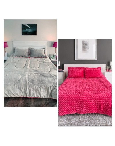 Cubrelecho peluche remolino