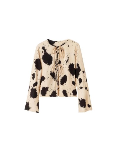 Blusa Dama Retro Mancha
