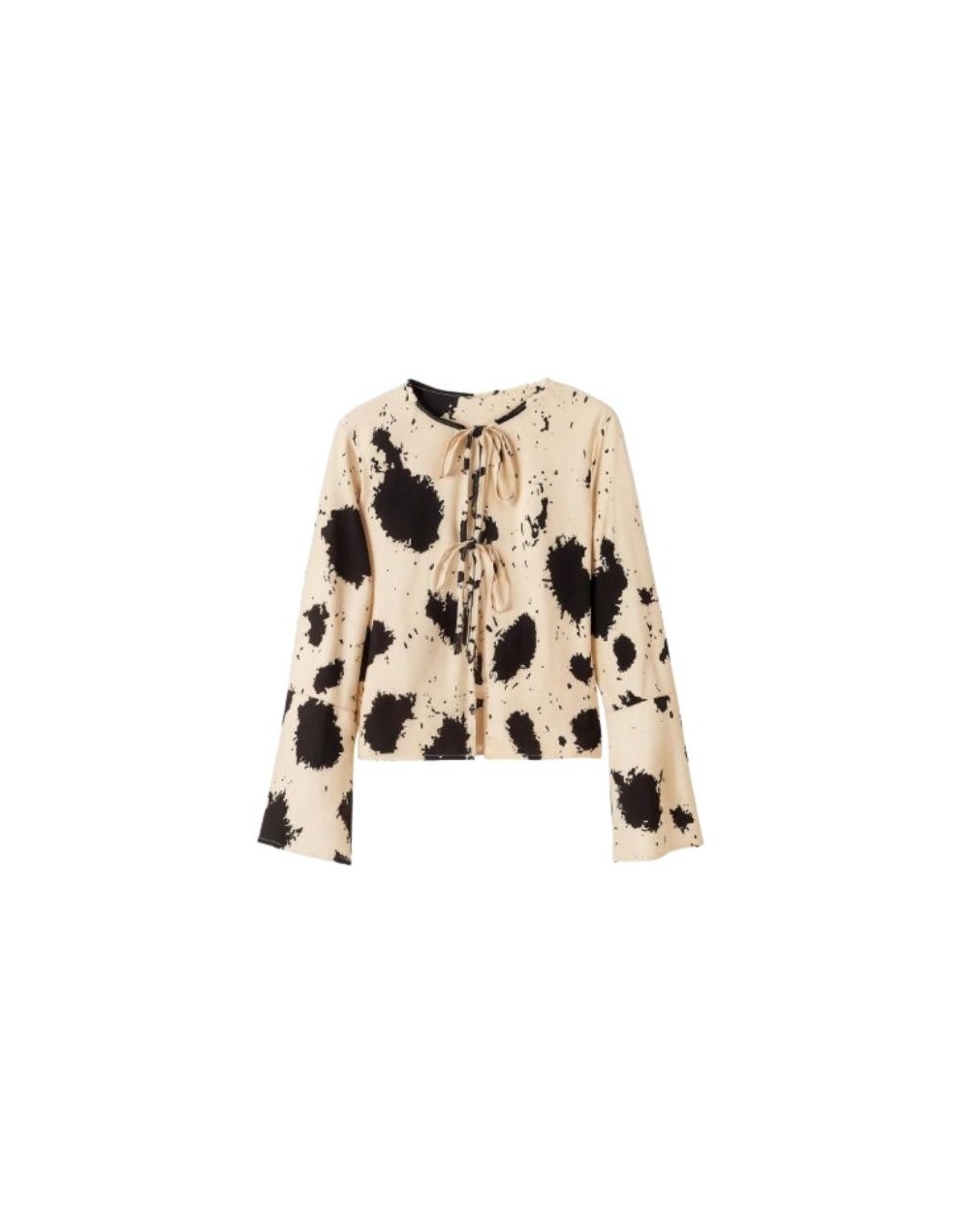 Blusa Dama Retro Mancha