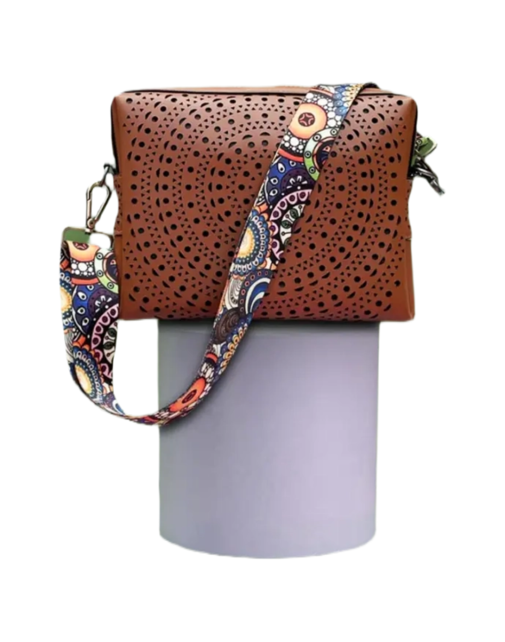 BOLSO CALA PERFORADO MIEL