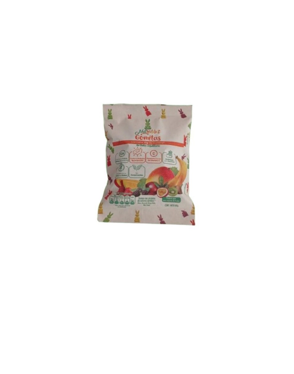 Gomitas Nutritivas 80 gramos Nutrabbit