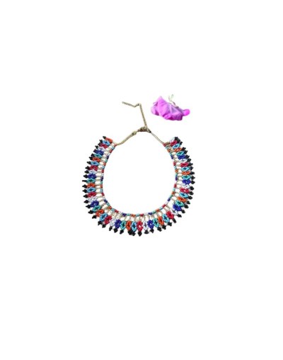 Collar En Mostacilla Manos Magicas