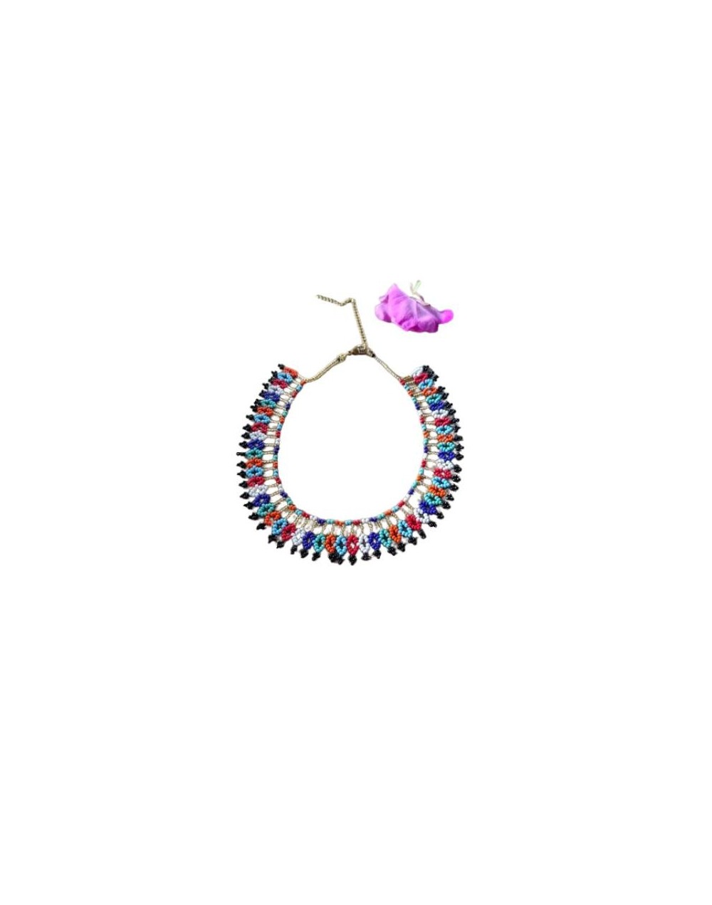 Collar En Mostacilla Manos Magicas