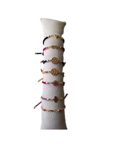 Pulseras en hilo cordón con diferentes imágenes 