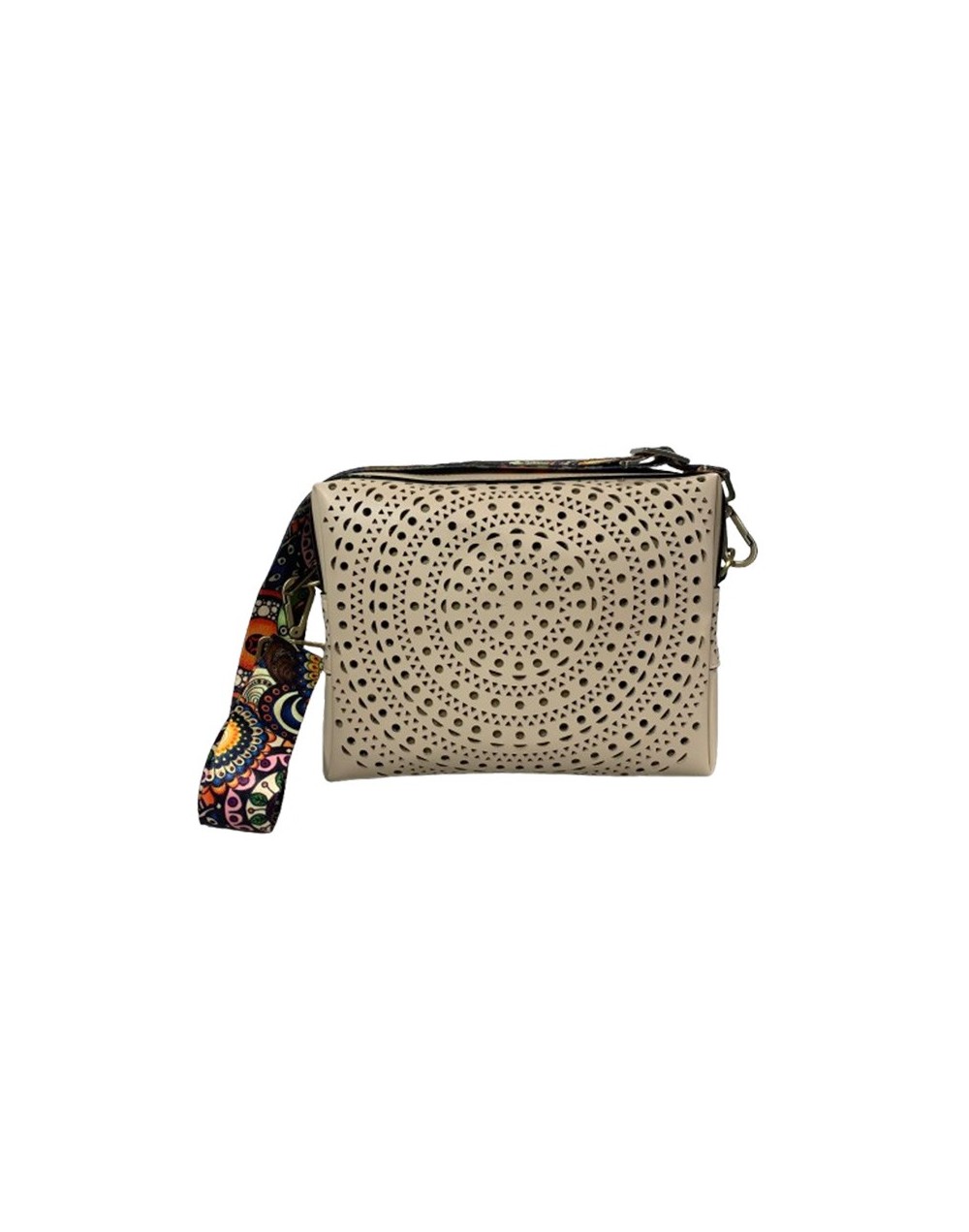 BOLSO CALA PERFORADO BEIGE