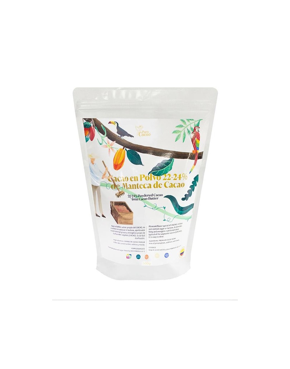 CACAO EN POLVO SEMIDESGRASADO 250gr
