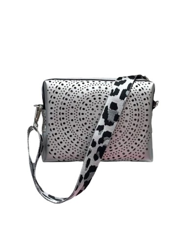 BOLSO CALA PERFORADO PLATA