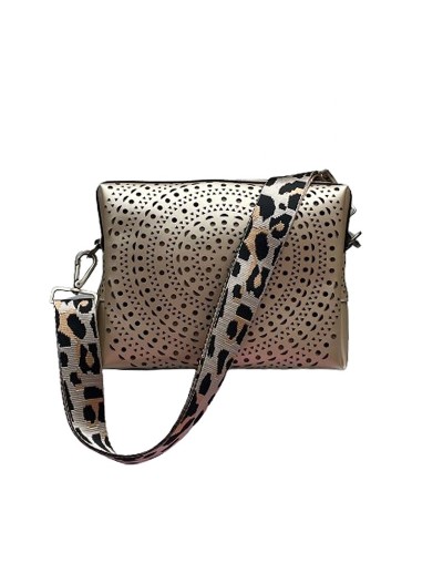 BOLSO CALA PERFORADO CHAMPAGNE