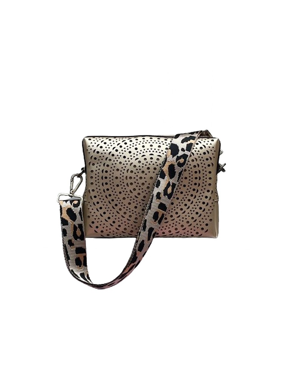 BOLSO CALA PERFORADO CHAMPAGNE