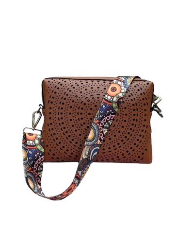 BOLSO CALA PERFORADO MIEL