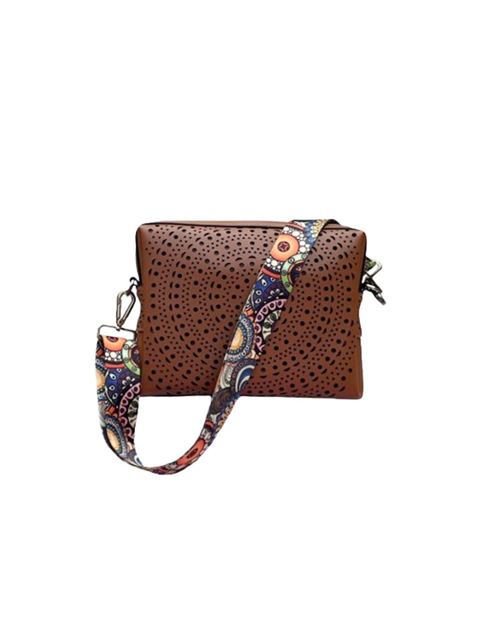 BOLSO CALA PERFORADO MIEL