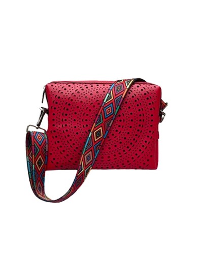 BOLSO CALA PERFORADO ROJO