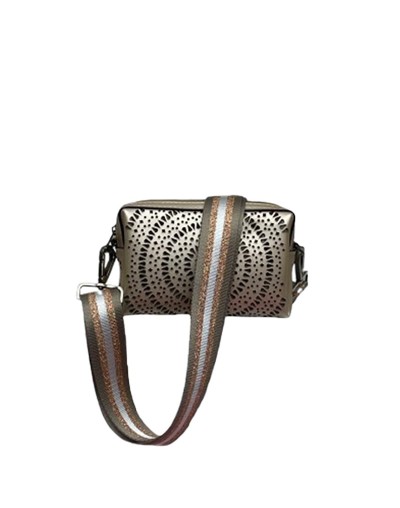 BOLSO CALA PERFORADO CHAMPAGNE