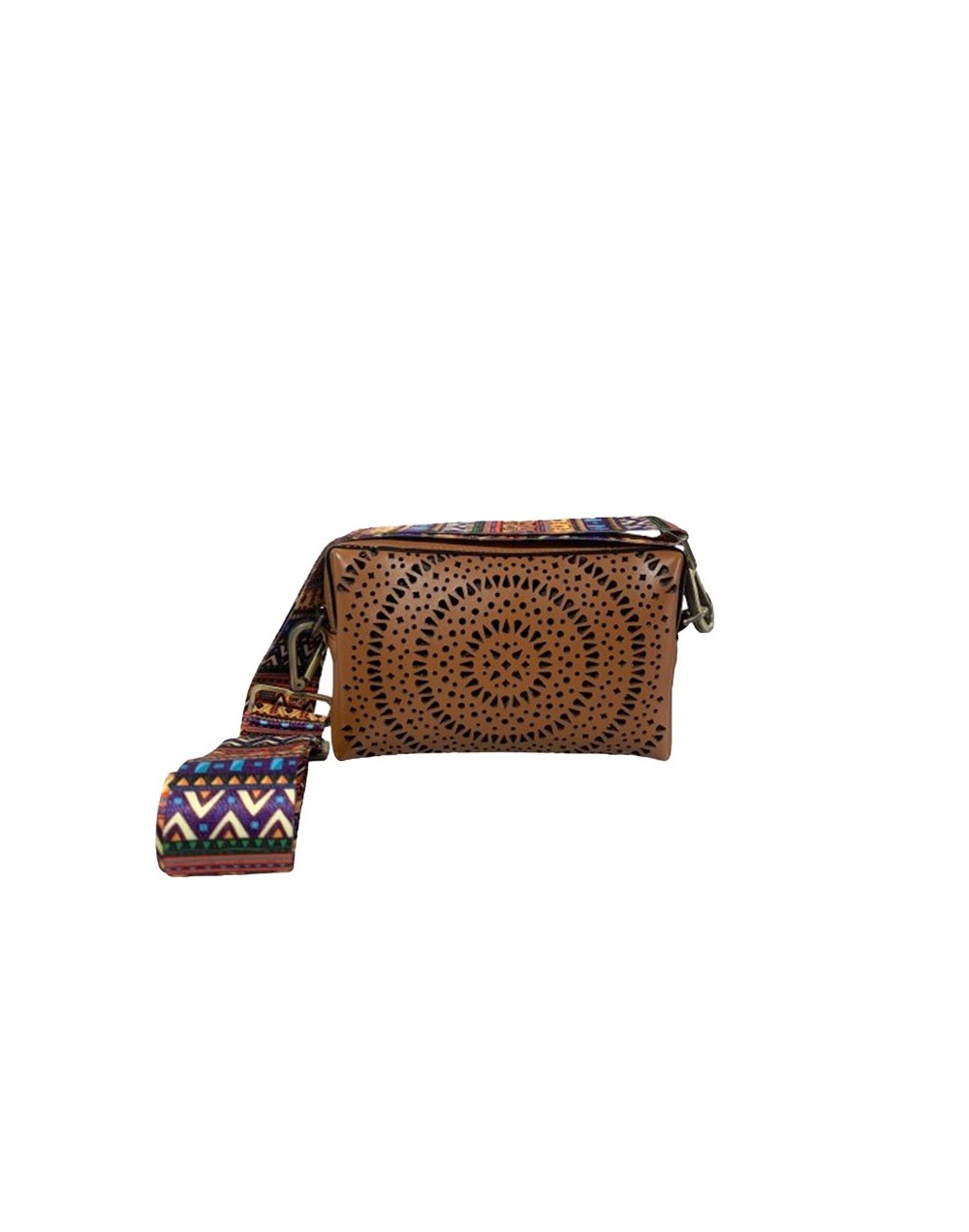 BOLSO CALA PERFORADO MIEL