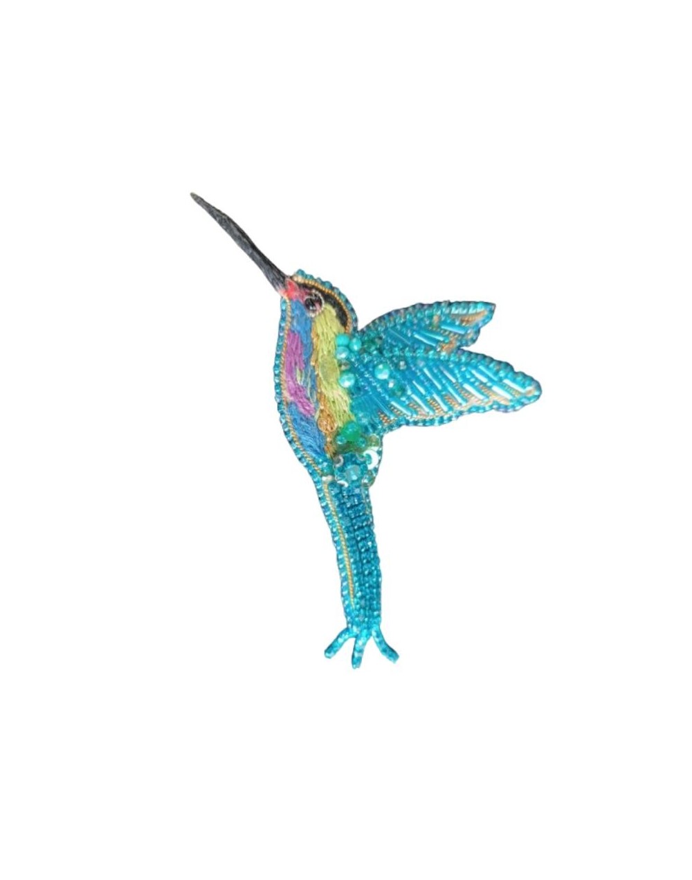 PRENDEDOR COLIBRI AZUL