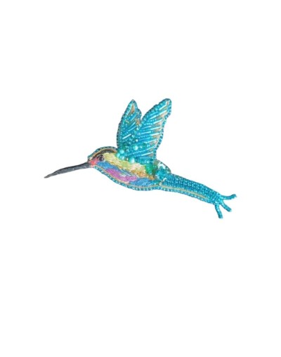 PRENDEDOR COLIBRI AZUL
