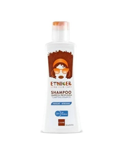 ETNIKER AFRO HAIR CARE SHAMPOO LIMPIEZA PROFUNDA PURIFICANTE ANTIRESIDUOS 250ML