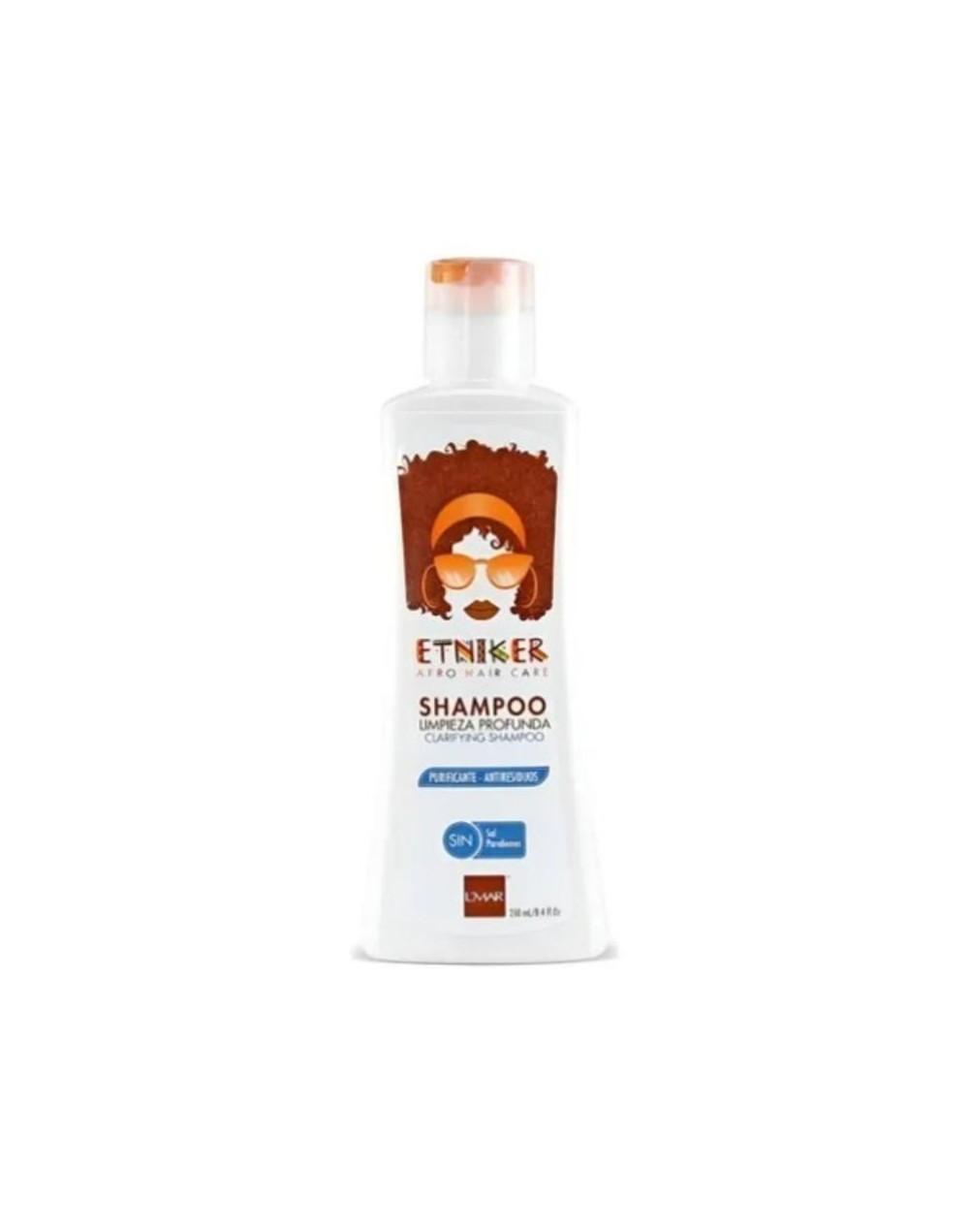 ETNIKER AFRO HAIR CARE SHAMPOO LIMPIEZA PROFUNDA PURIFICANTE ANTIRESIDUOS 250ML