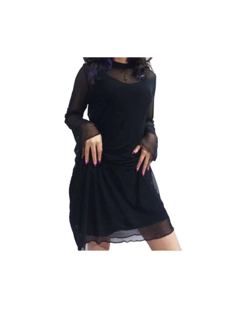 VESTIDO DE MALLA