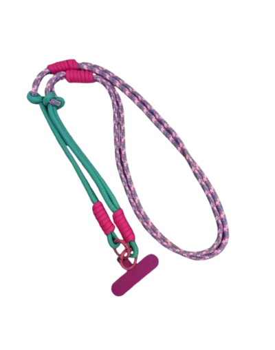 Correa para celular Pink Duo – diseño ajustable en dos tonos