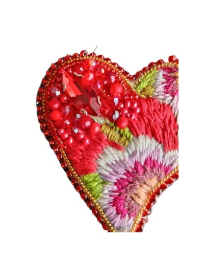 PRENDEDOR CORAZON JARDIN DE FLORES