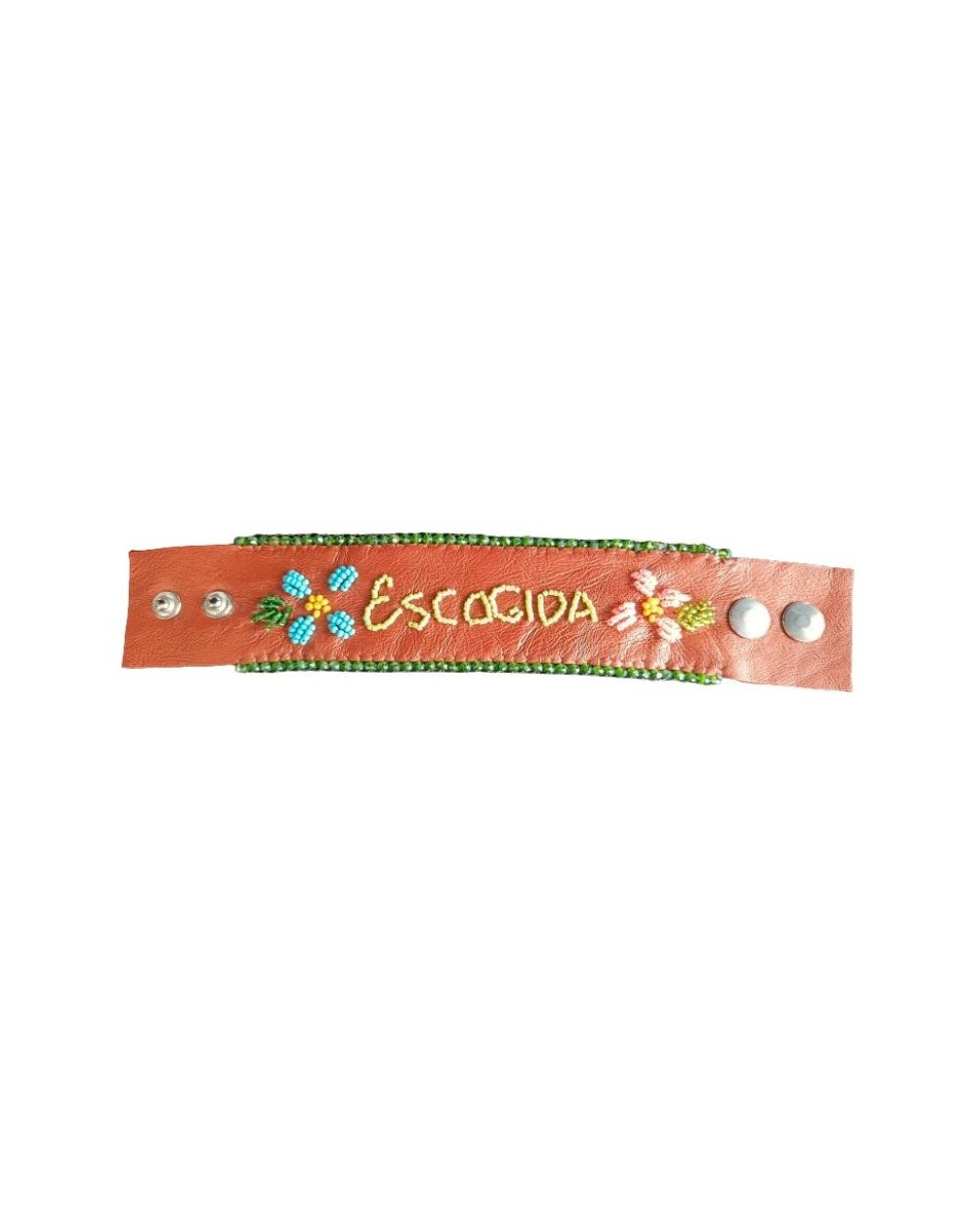 PULSERA EN CUERO ESCOGIDA