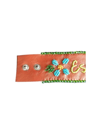 PULSERA EN CUERO ESCOGIDA