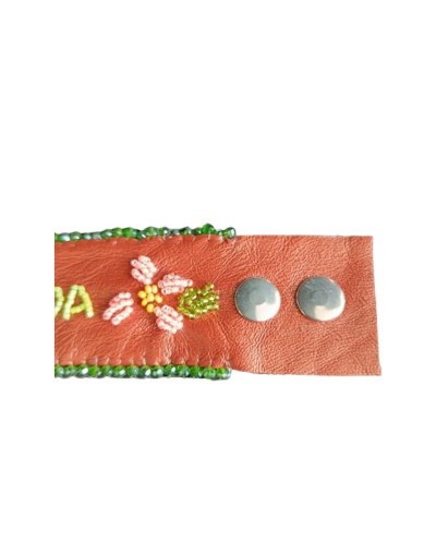 PULSERA EN CUERO ESCOGIDA