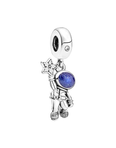 charm tipo pandora astronauta